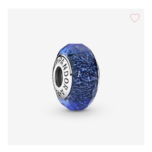 Pandora Faceted Blue Murano Glass Charm